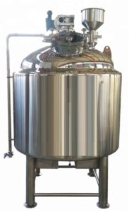 Glycol jacketed and insulated Mixing tank