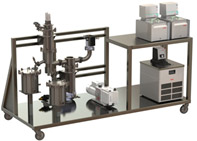 Automated Short-path botanical distillation skid system
